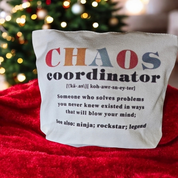 Chaos Coordinator- Canvas Organizer/Makeup/Pen/Pencil bag - Picture 1 of 4